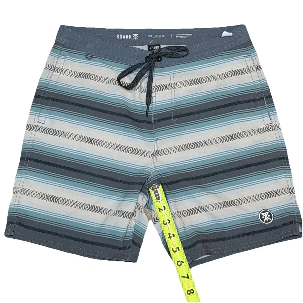 Roark Board Shorts Series Mens 28x6 Blue Chiller 17